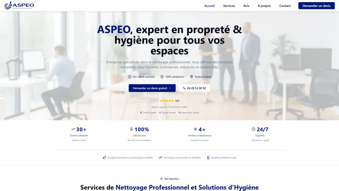 Refonte Site (Aspeo)