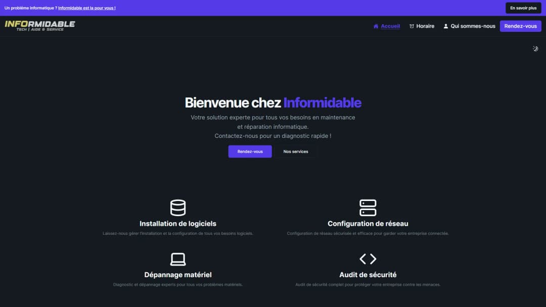 Site Vitrine (Informidable)