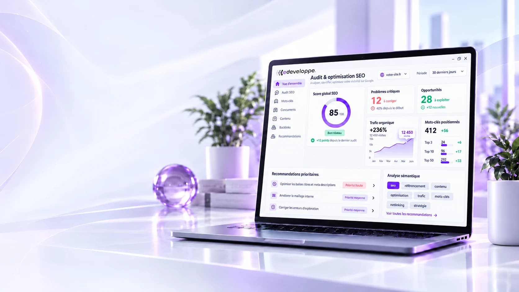 Illustration : Audit & Optimisation SEO